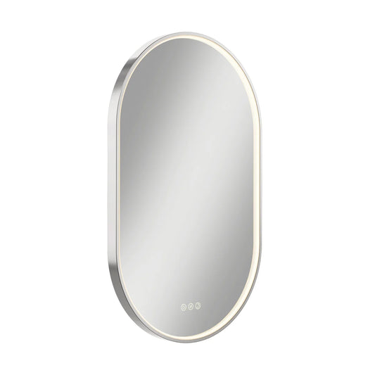 ARTIKA - Miroir à Del avec Fonction Antibuée Royce Oval-Royce Oval Led Wall Mirror with Integrated Defogger-2