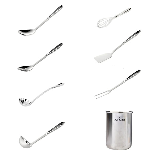 ALL CLAD - Ensemble de 8 Ustensiles de Cuisine en Acier Inoxydable-stool-kitchen-stainless-costco-1512840-2