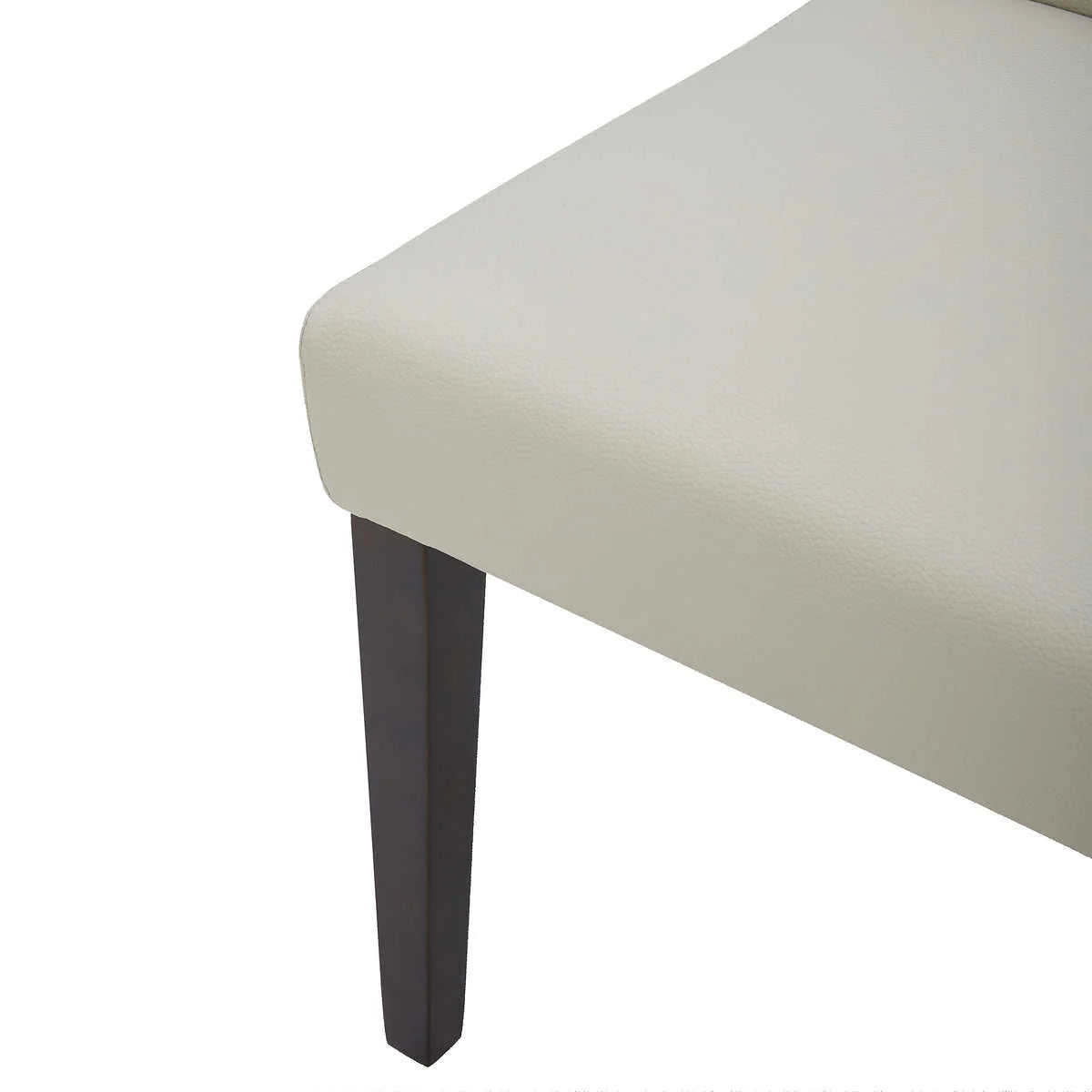 BECKETT - Ensemble de 2 Chaises de Salle à Manger Contemporaine-set-of-contemporary-dining-chair-costco-1635481-cream-crème-4