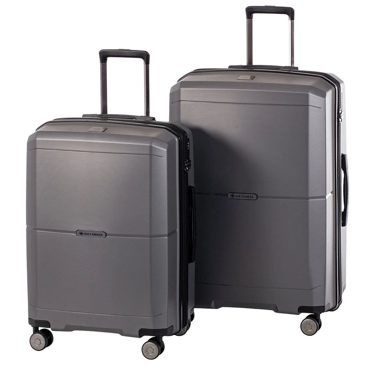 AIR CANADA - Ensemble de Bagages d'Enregistrement Collection Feuille d'Érable, 2 Pièces-piece-check0in-luggage-set-costco-1835025-charcoal-charbon
