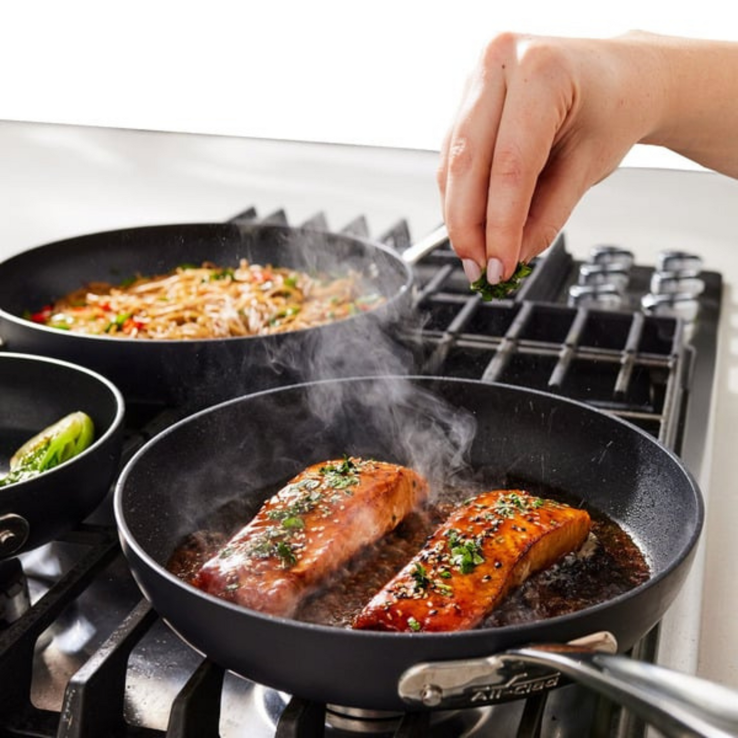 ALL-CLAD - Ensemble de 3 Poêles Antiadhésives-metalcrafters-nonstick-skillets-costco-1736512-4