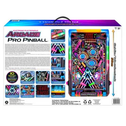 AMBASSADOR - Jeu électronique arcade Pro Pinball | AMBASSADOR – Pro Pinball Electronic Arcade Game