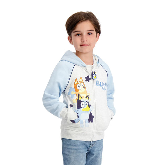 BLUEY - Veste à Capuche pour Enfant-Kids-Full-Zip-Hoodie-Bleu-Blue-5551414-1943258