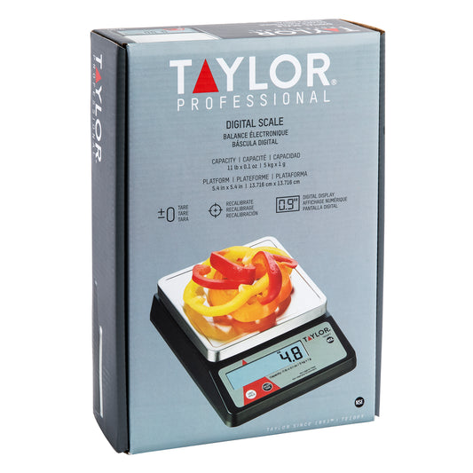 TAYLOR PROFESSIONAL - Balance Électronique - scale - digital - grey - te10ft - 354949 - costco