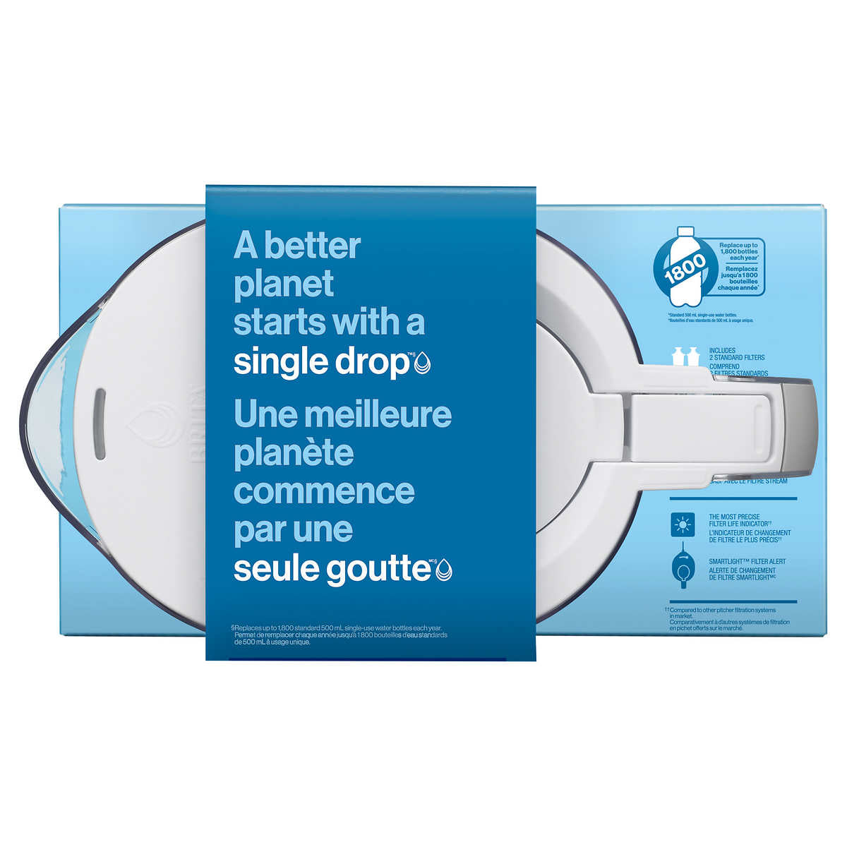 brita-pichet-champlain-lake-2,4-L-water-filtration-system-pitcher-3