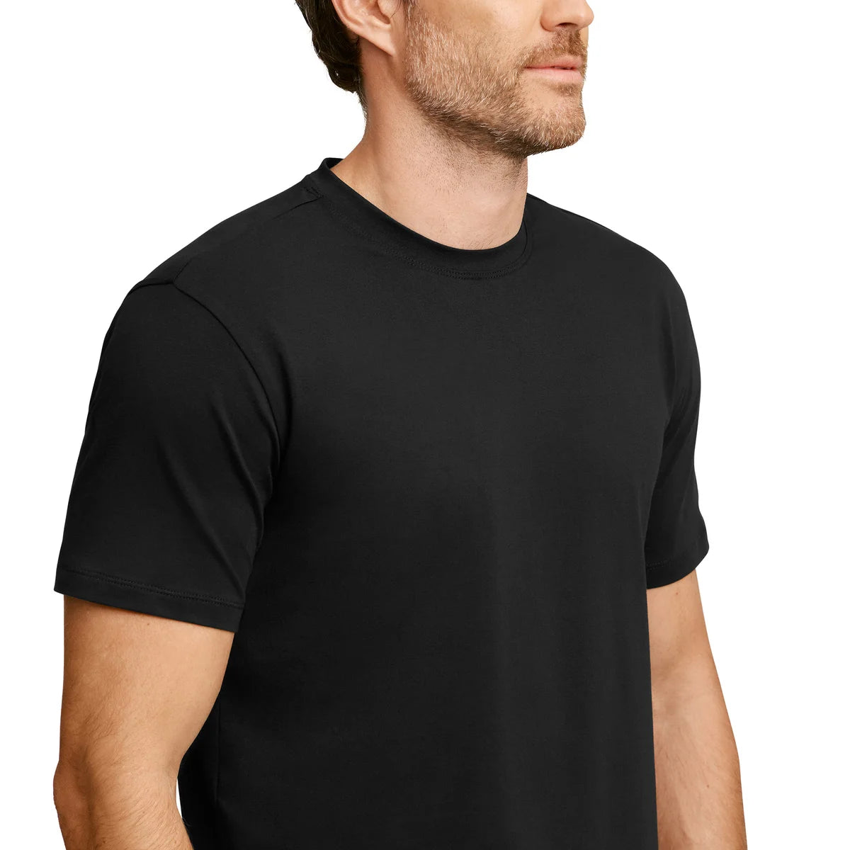 BANANA REPUBLIC - Paquet de 3 T-Shirt Essentiel pour Homme-pack-essentail-costco-1929441-noir-black-4