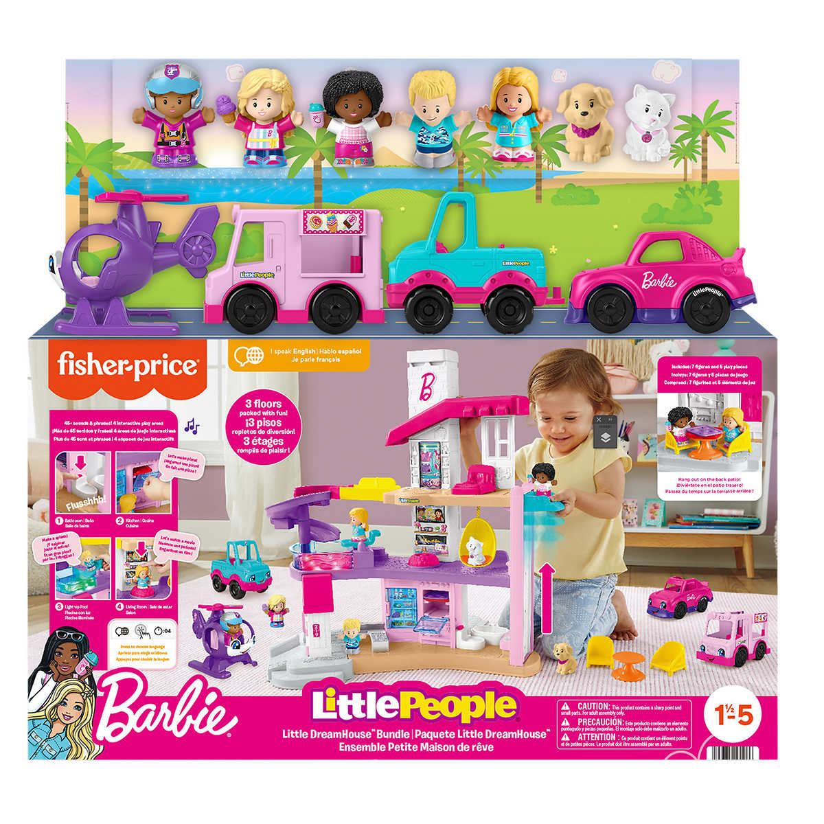Fisher-Price - Fisher-price - Maison Little People, Coffret Avec Contenu Deveil Progressif Fisher-Price - Fisher-price - Maison Little People, Coffret Avec Contenu Deveil Progressif