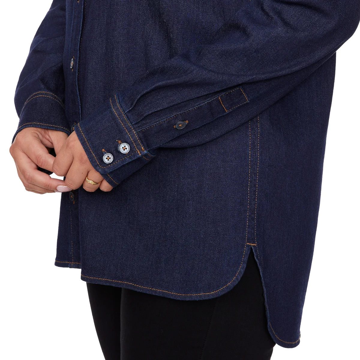 BUFFALO - Chemisier en Denim Extensible pour Femme-WOMEN'S-STRETCH-DENIM-SHIRT-COSTCO-1851740-5