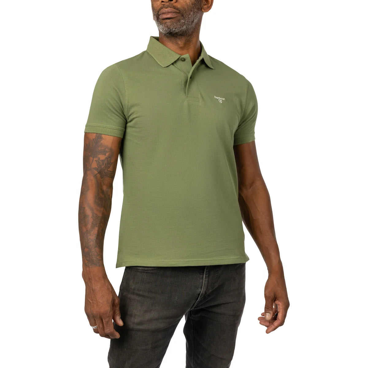 barbour-polo-pour-homme-men's-shirt-1855881-green-vert