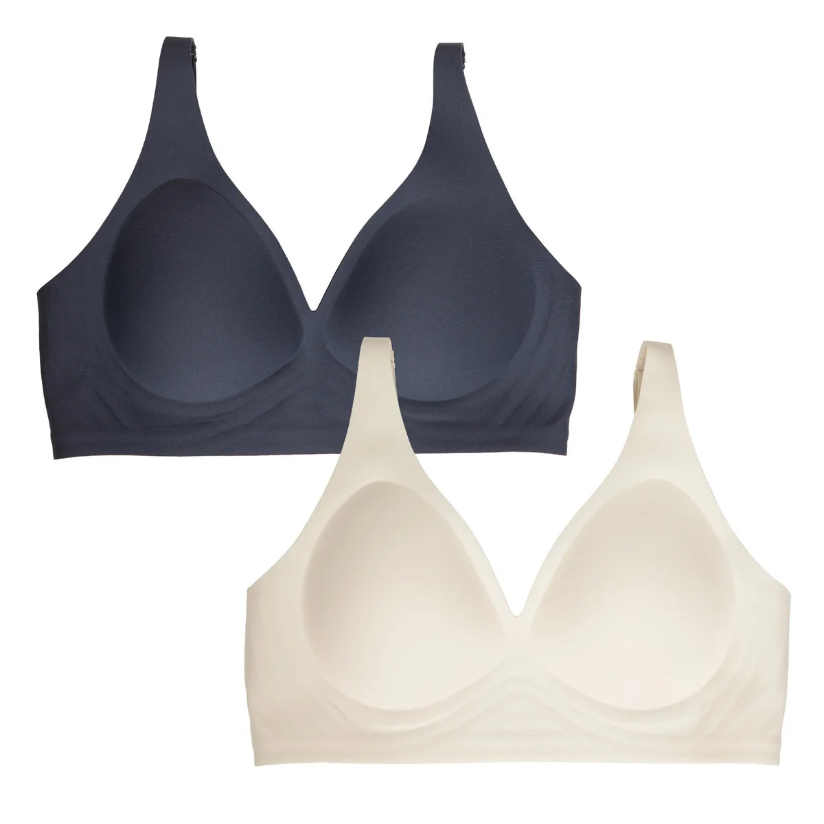 BUFFALO - Paquet de 2 Soutiens-Gorge Sans Armature et Sans Couture-pack-wire-free-bras-seam-wireless-costco-1983950-crème-cream-6
