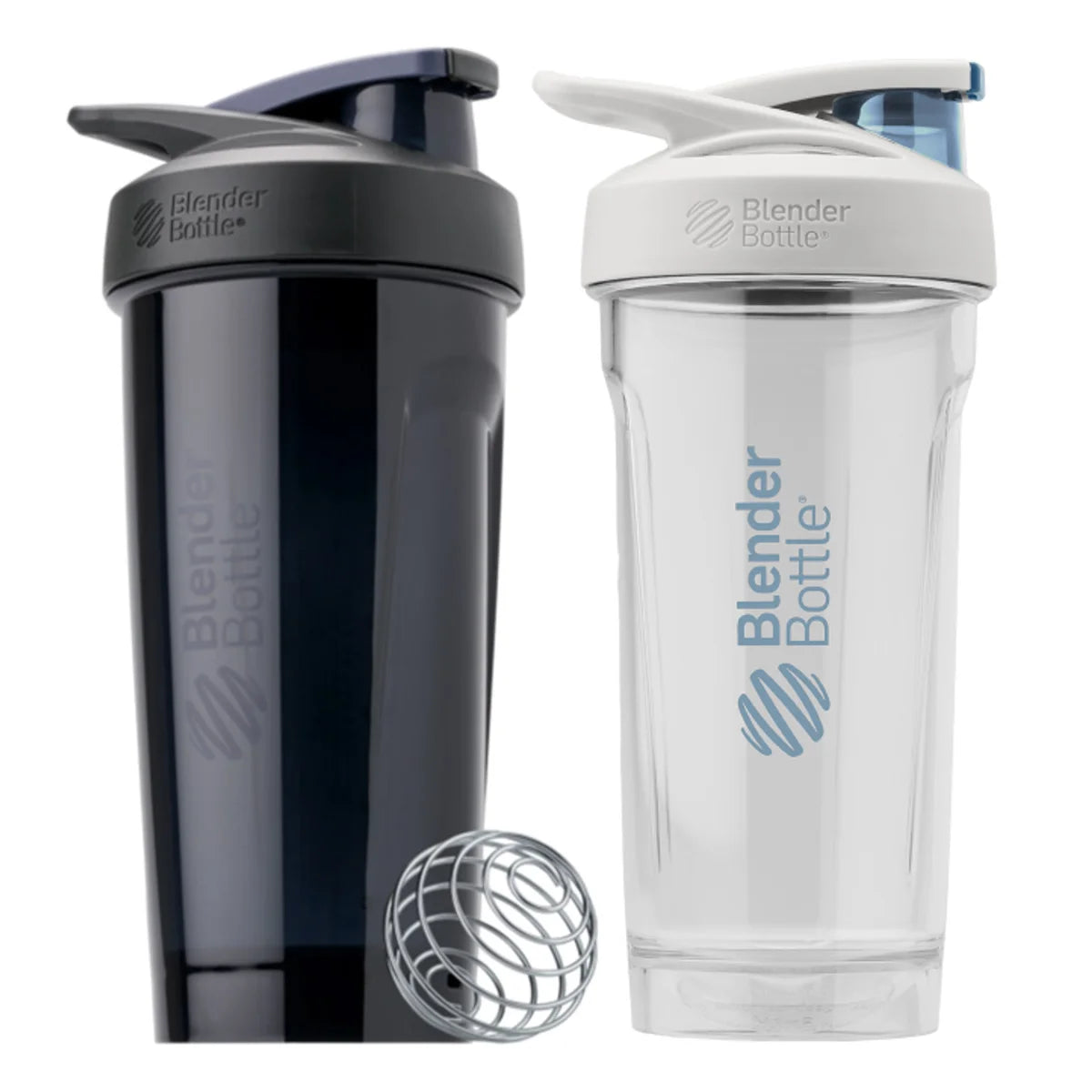 STRADA BLENDER BOTTLE - Paquet De 2 Tasses De Shaker En Plastique Tritan-plastic-shaker-cup-1738416-costco-black-white-noir-blanc
