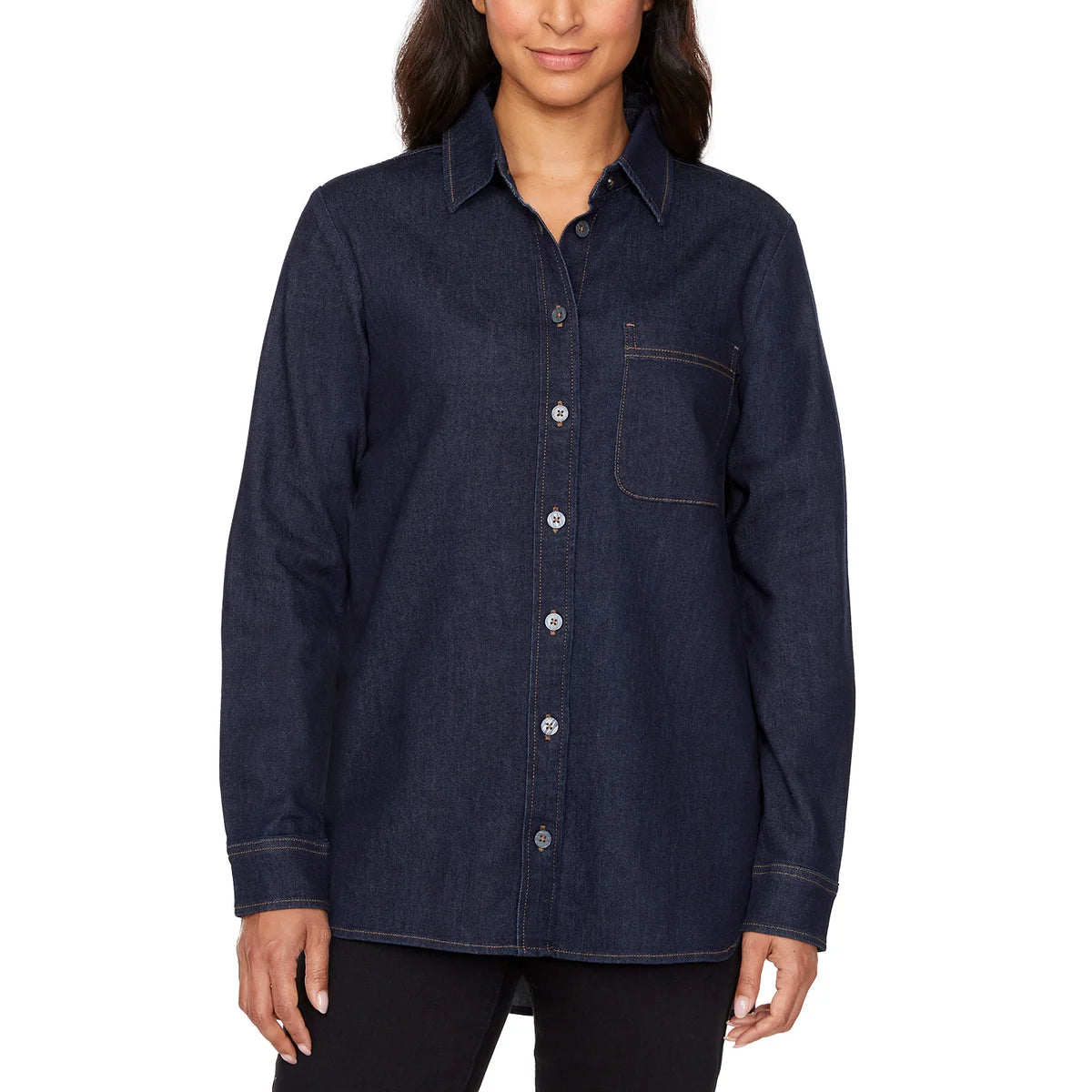 BUFFALO - Chemisier en Denim Extensible pour Femme-WOMEN'S-STRETCH-DENIM-SHIRT-COSTCO-1851740