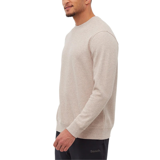 BENCH - Chandail Thermique Doublé pour Homme-Mens-Fleece-Lined-Thermal-Crewneck-Beige-1899558-1956583
