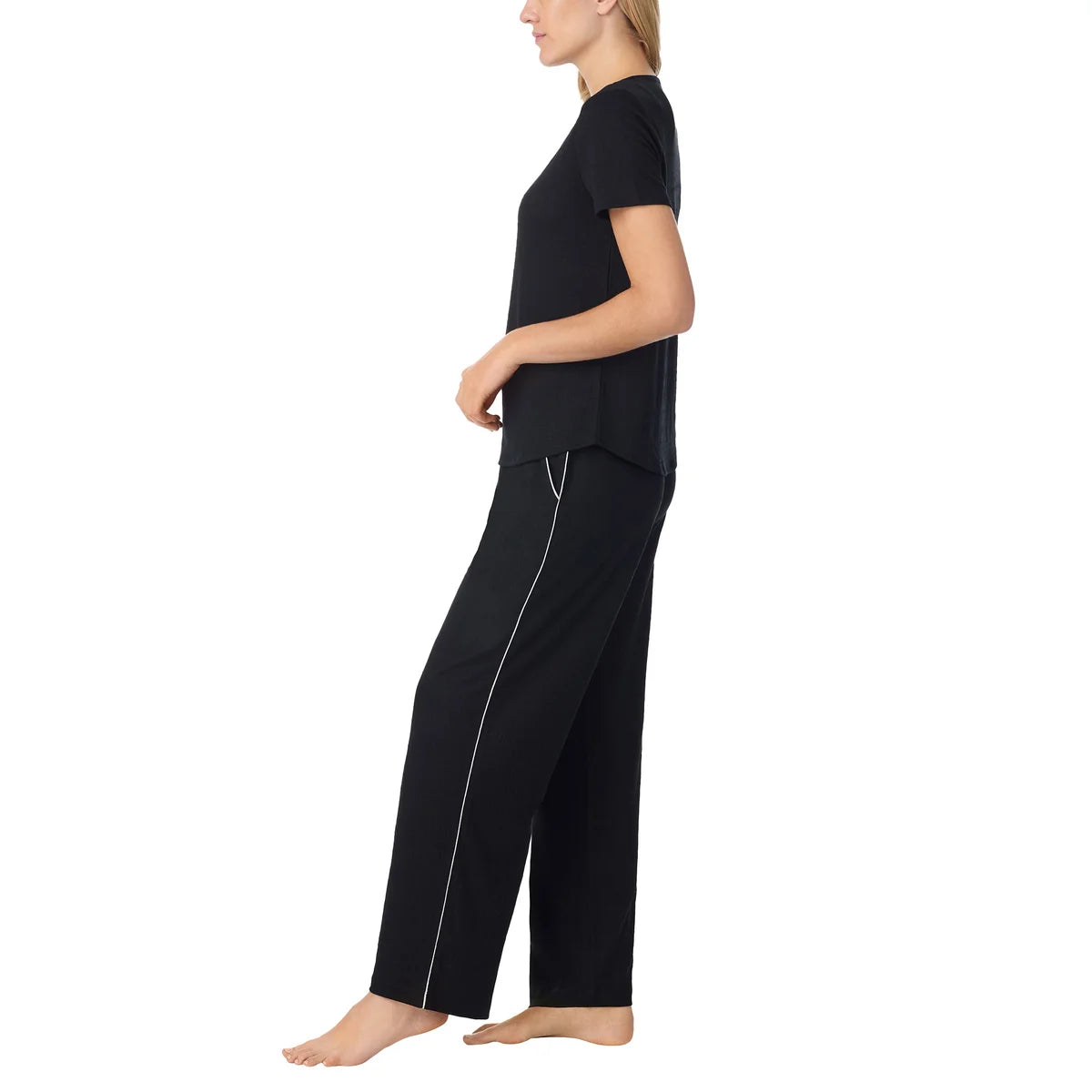 MIDNIGHT BY CAROLE HOCHMAN - Ensemble Pyjama 2 Pièces pour Femme-piece-pajama-set-costco-9776100-noir-black-3