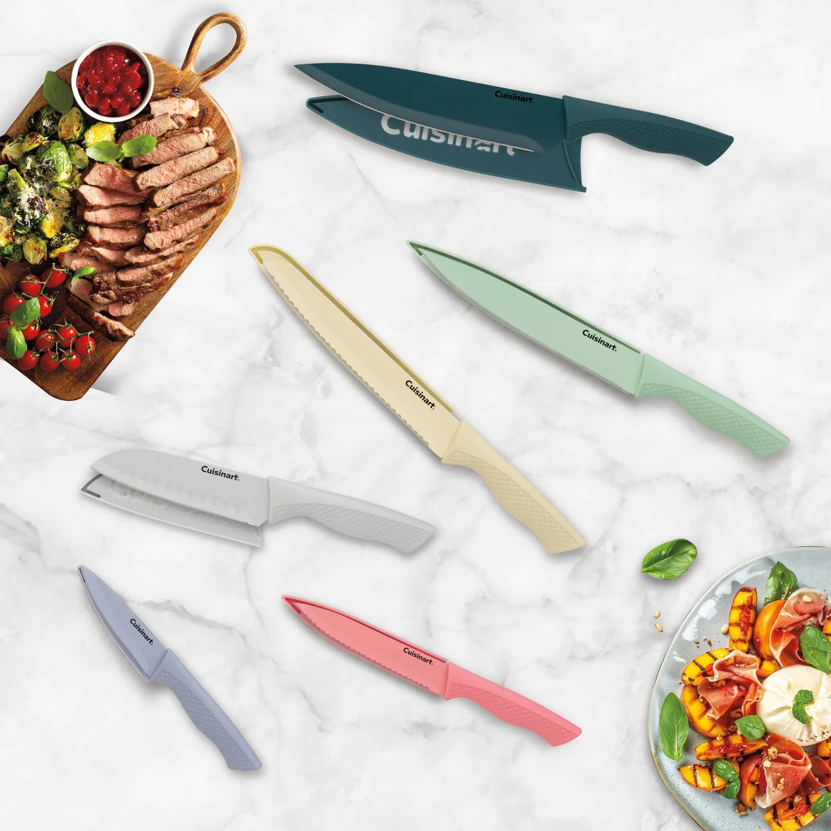CUISINART - Ensemble de 6 Couteaux à Revêtement en Céramique Advantage-ceramic-coated-knife-set-costco-2826602-4