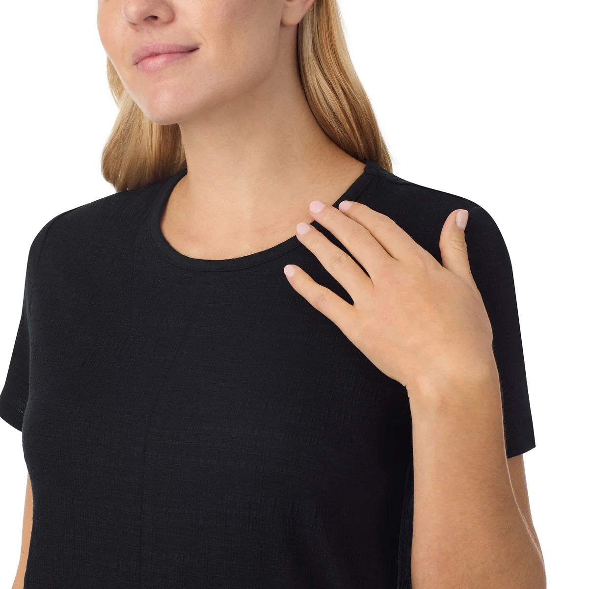 MIDNIGHT BY CAROLE HOCHMAN - Ensemble Pyjama 2 Pièces pour Femme-piece-pajama-set-costco-9776100-noir-black-5