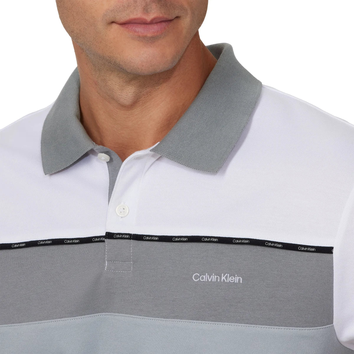 CALVIN KLEIN - Polo pour Homme-MEN'S-POLO-SHIRT-COSTCO-1894658-GRIS-GREY-3