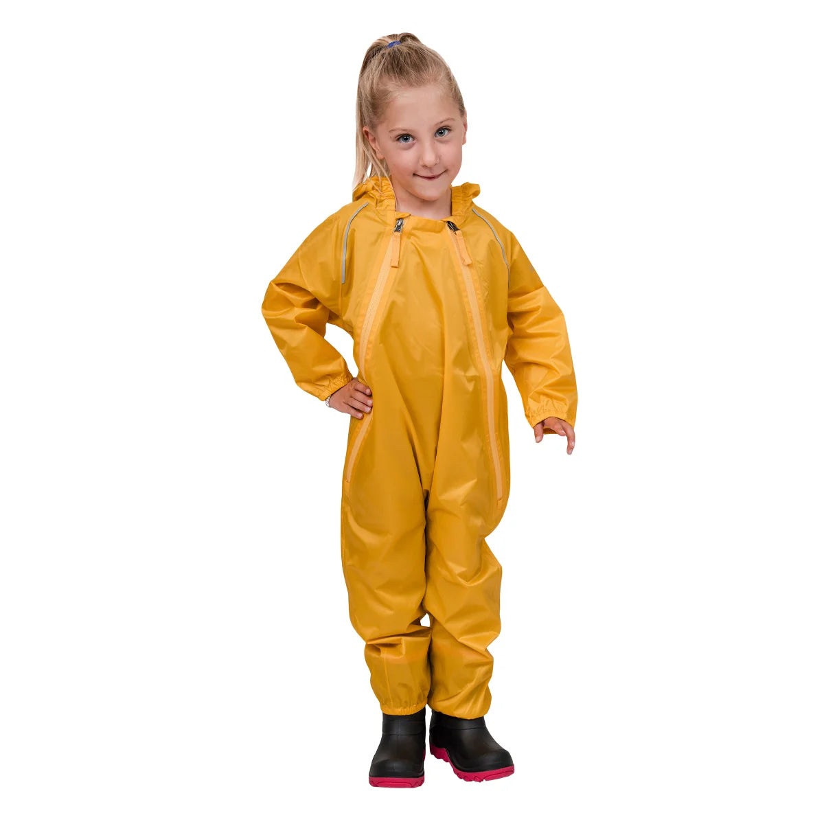 CLOUDVEIL - Combinaison Imperméable à Capuchon pour Enfant-kids'-waterproof-hooded-playsuit-costco-1111234-jaune-yellow