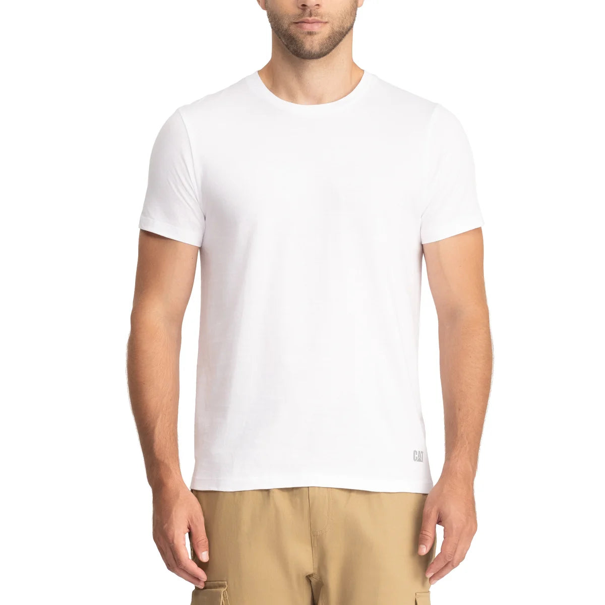 CAT - Paquet de 4 T-Shirt Ras du Cou-pack-crew-shirts-men's-homme-costco-1699050-white-blanc-33