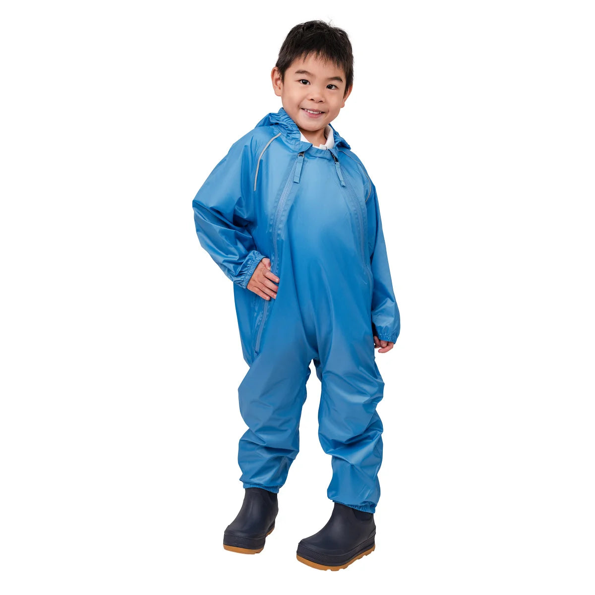 CLOUDVEIL - Combinaison Imperméable à Capuchon pour Enfant-kids'-waterproof-hooded-playsuit-costco-1111234-blue-bleu