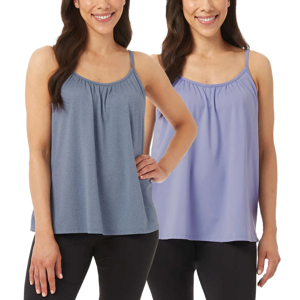 32°Cool-paquet-2-camisoles-soutien-gorge-intégré-cami-built-in-bra-pack