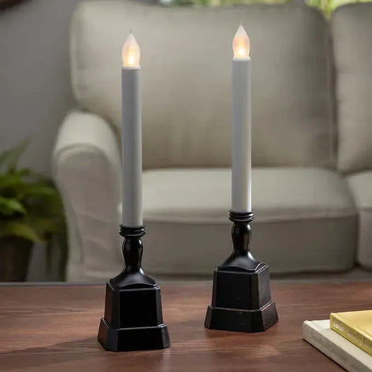 ILLUMAFLAME - Set of 2 LED Candlesticks