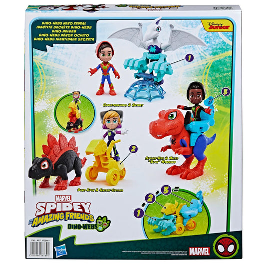 HASBRO - Spidey et ses Amis Extraordinaires Identité Secrète Dino-Webs-and-his-amazing-friends-hero-reveal-costco-1739861-2