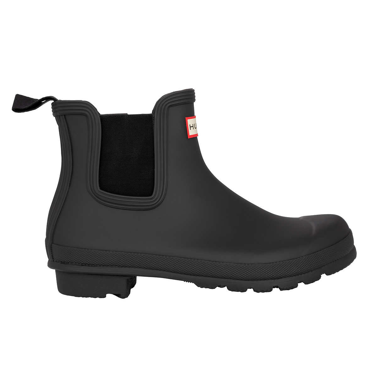 Hunter-bottes-mi-hautes-caoutchouc-femme-original-chelsea-boots-black-noir-2
