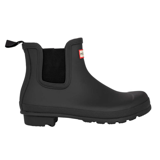 Hunter-bottes-mi-hautes-caoutchouc-femme-original-chelsea-boots-black-noir-2