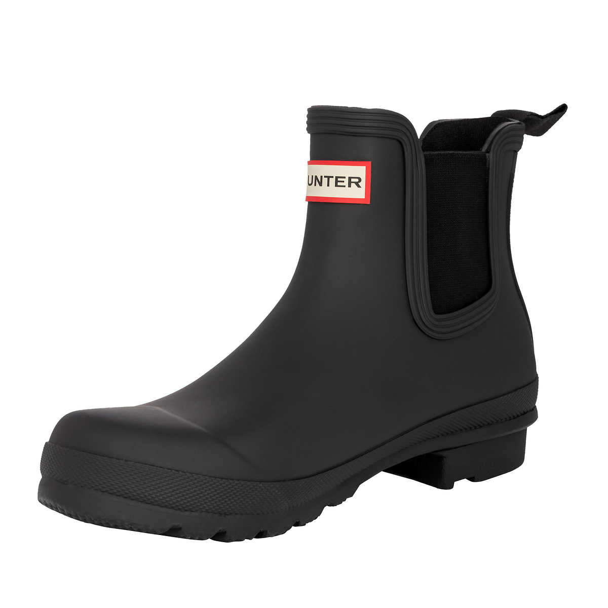 Hunter-bottes-mi-hautes-caoutchouc-femme-original-chelsea-boots-black-noir-3