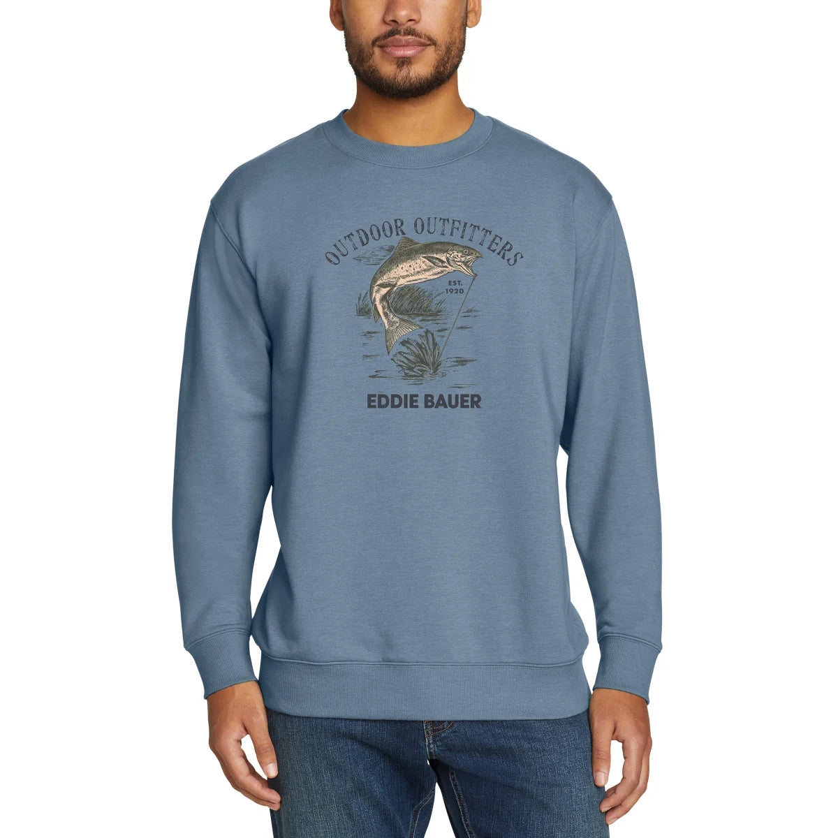 EDDIE BAUER - Chandail à Col Rond pour Homme-crewneck-sweater-costco-1810535-blue-bleu