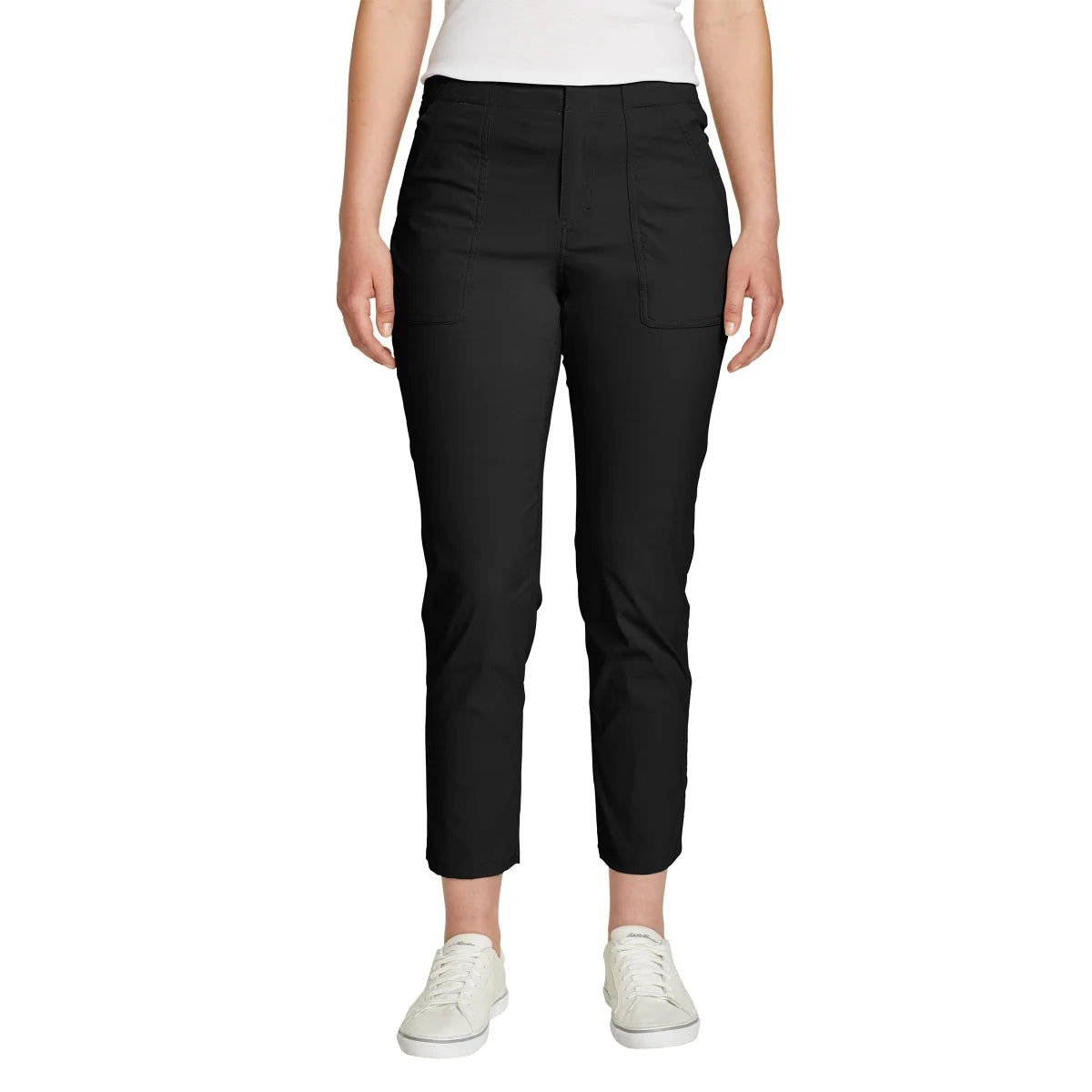EDDIE BAUER - Pantalon Droit Horizon pour Femme-straight-women's-ankle-pant-costco-1842780-black-noir