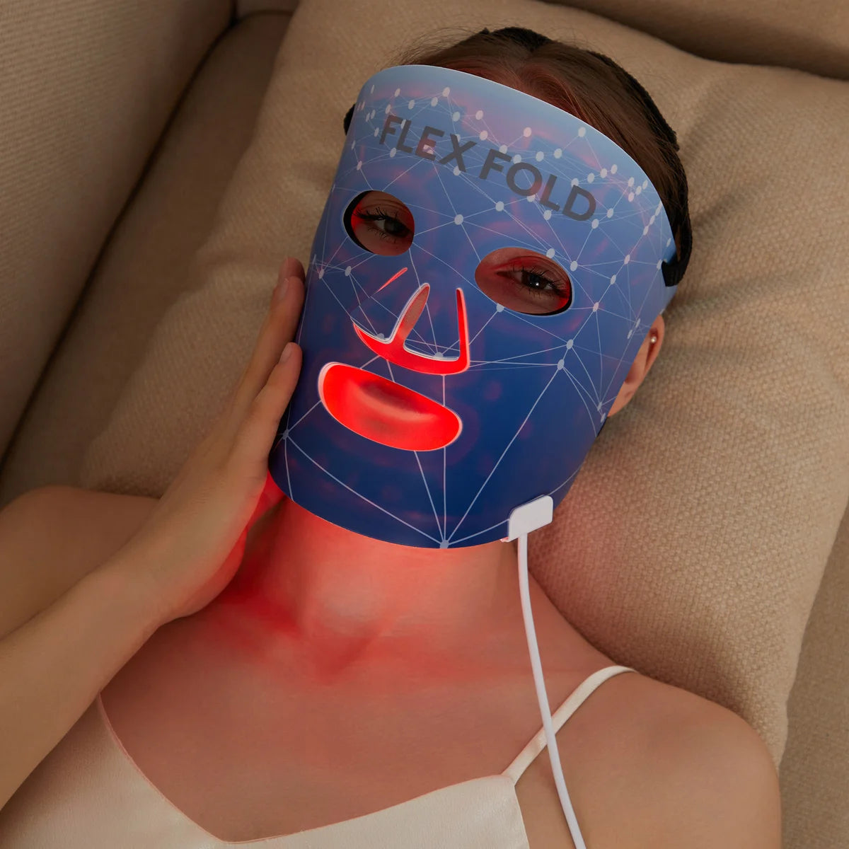 FLEX FOLD - Masque de Thérapie Faciale à Technologie Lumineuse DEL *Boite Ouverte*-LED-LIGHT-TECHNOLOGY-THERAPY-MASK-MEDICAL-DEVICE-COSTCO-1848504-7