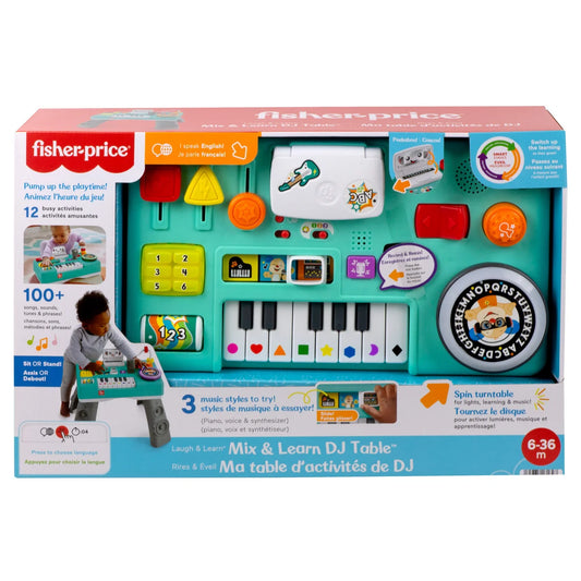 FISHER-PRICE - Ma Table d'Activité de DJ *Boite Endommagée*-mix-&-learn-dj-table-costco-1935728