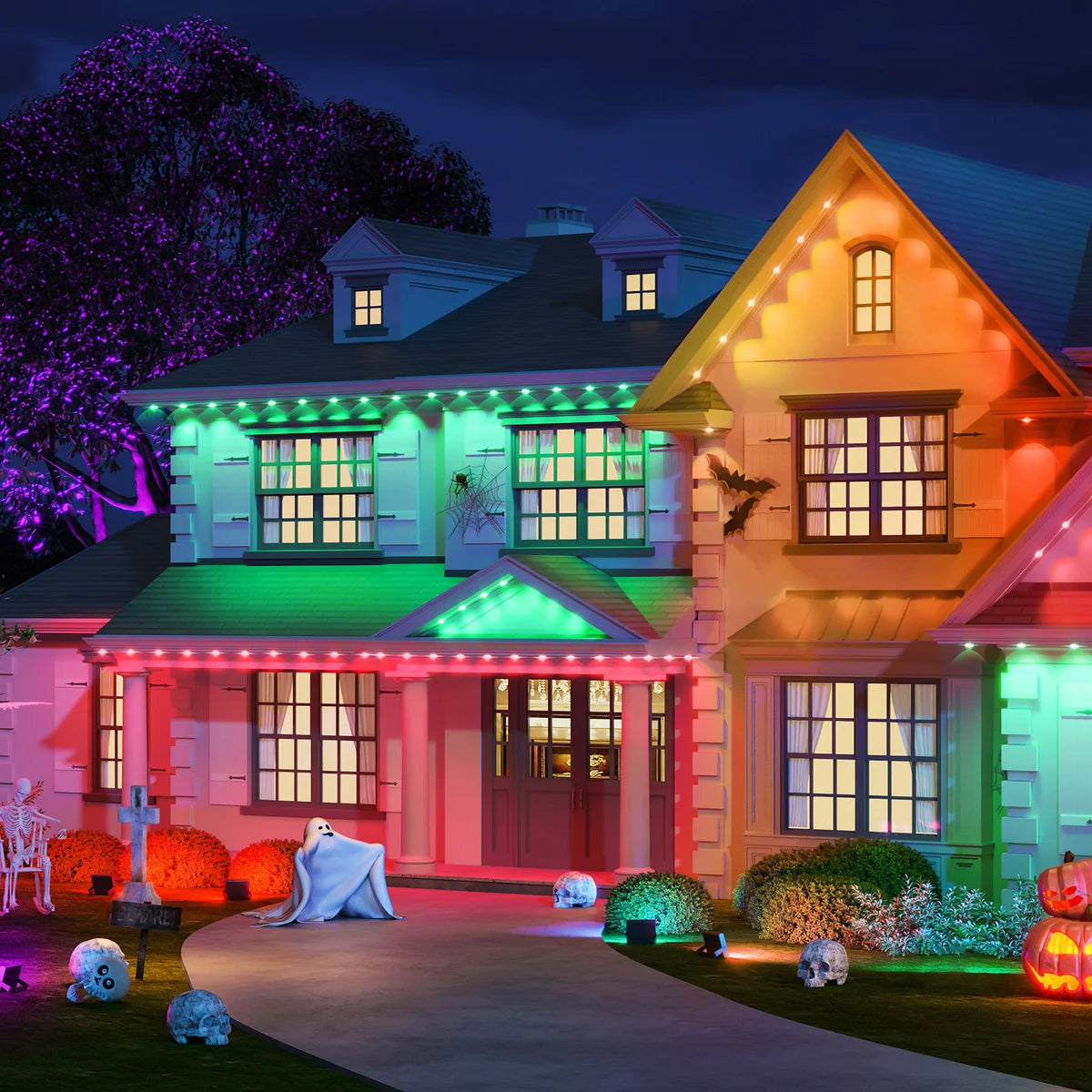 GOVEE - Éclairage d'Extérieur Permanent de 150 Pieds Elite-permanent-outdoor-lights-elite-costco-186205-2025-white-blanc-7