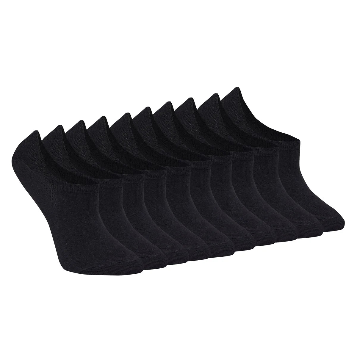 COLE HAAN - Paquet de 10 Paires de Chaussettes Protège-Pieds-pack-pairs-liner-socks-costco-3345678-noir-black-2