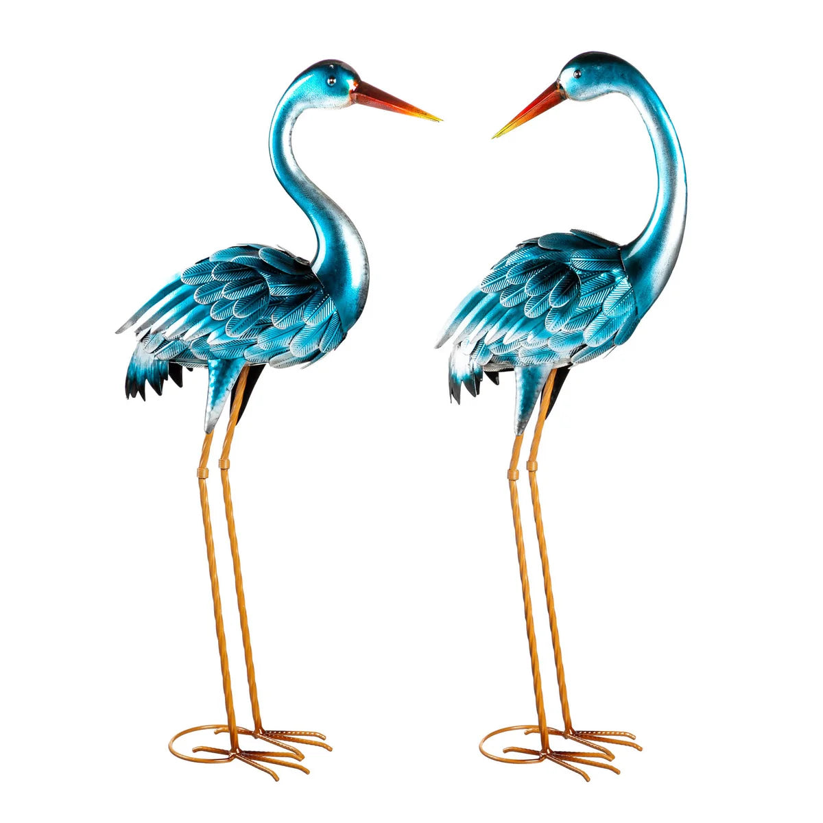 EVERGREEN - Paire de Hérons Bleus Grandeur Nature-life-size-blue-heron-pair-costco-1622838