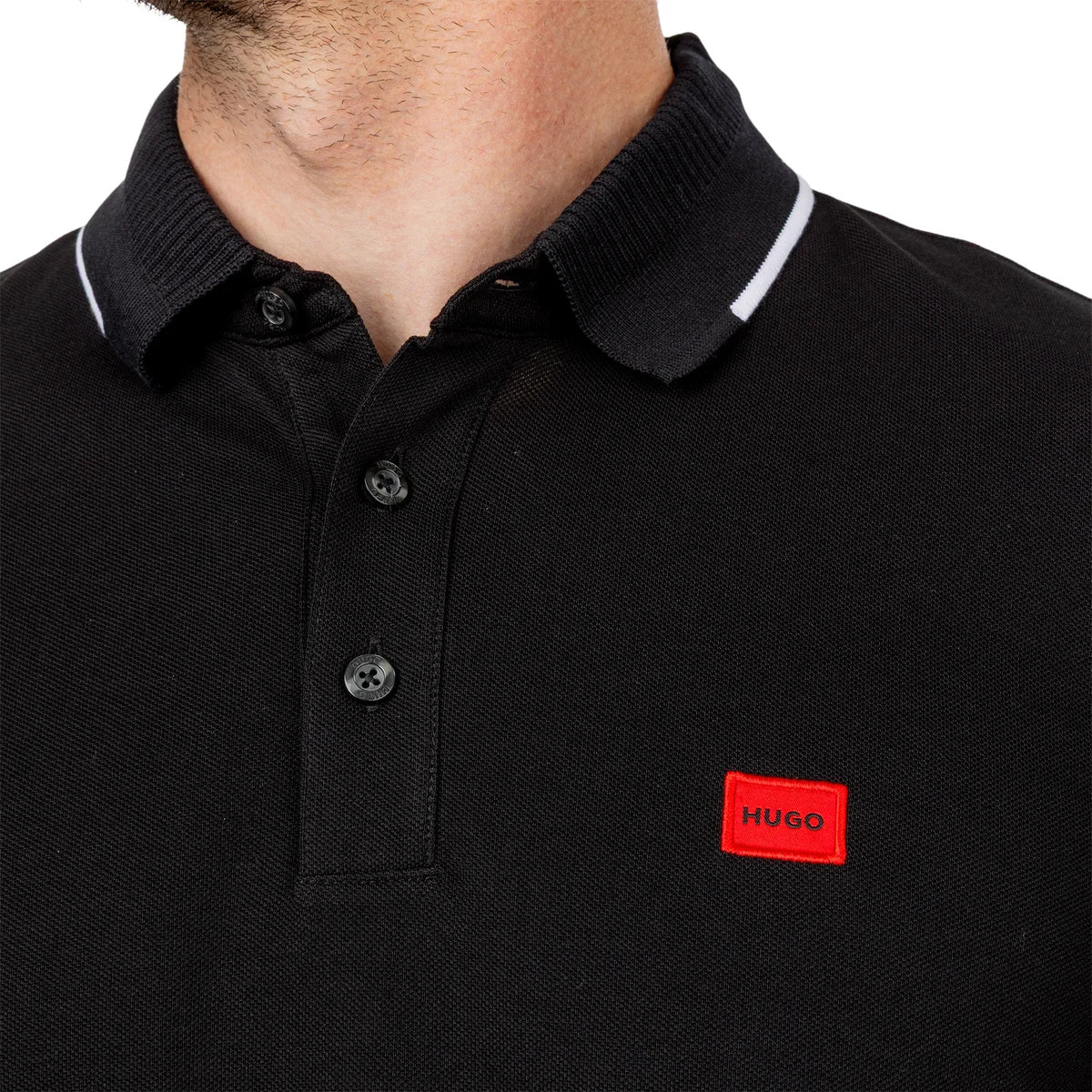 HUGO BOSS - Polo pour Homme Deresiono-men's-shirt-costco-10231467-noir-black-4