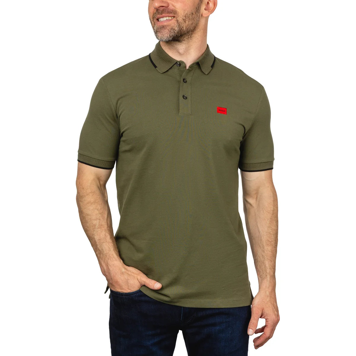 HUGO BOSS - Polo pour Homme Deresiono-men's-shirt-costco-10231467-vert-green