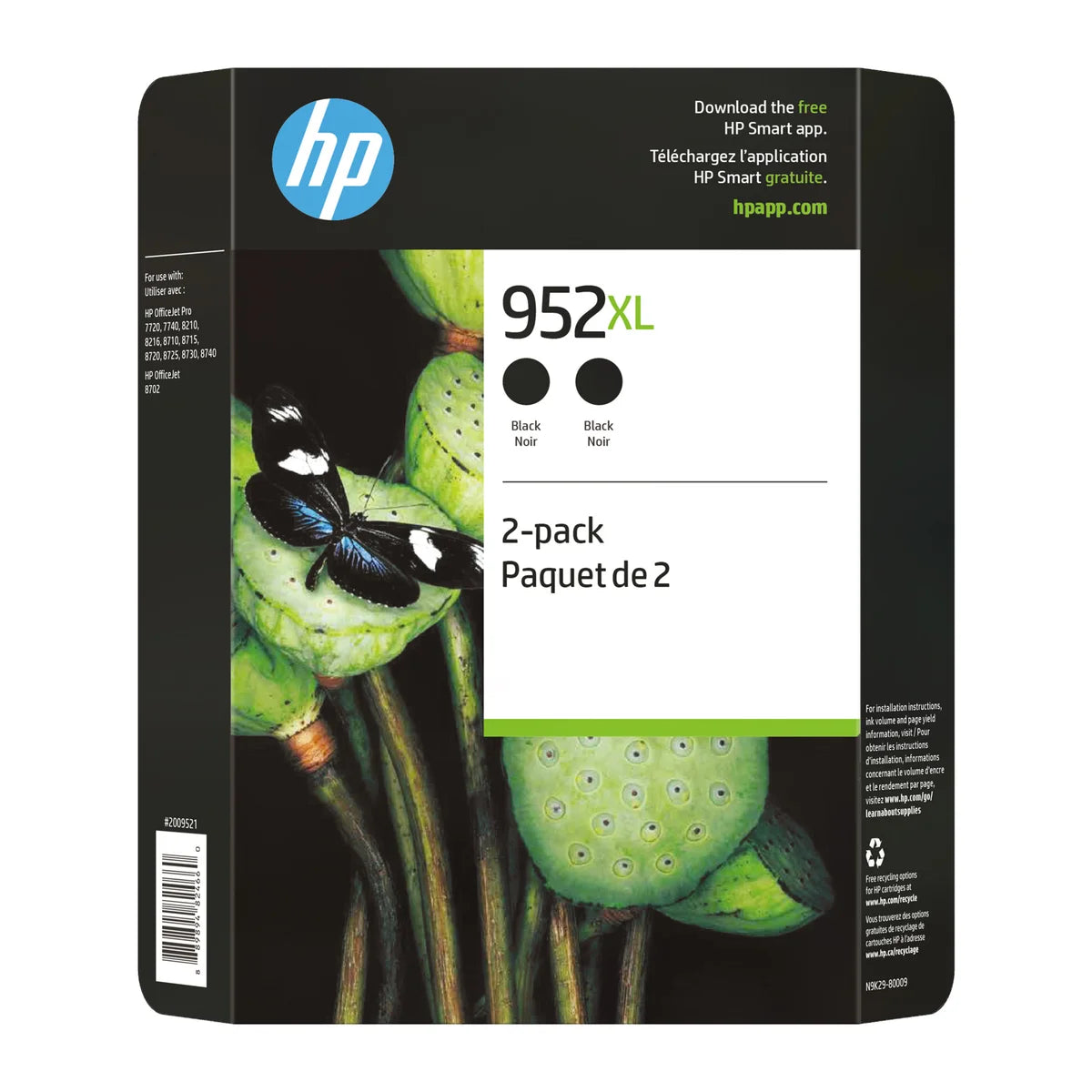 HP - Paquet de 2 Cartouches d'Encre 952XL-pack-ink-cartridges-costco-2009521-noir-black