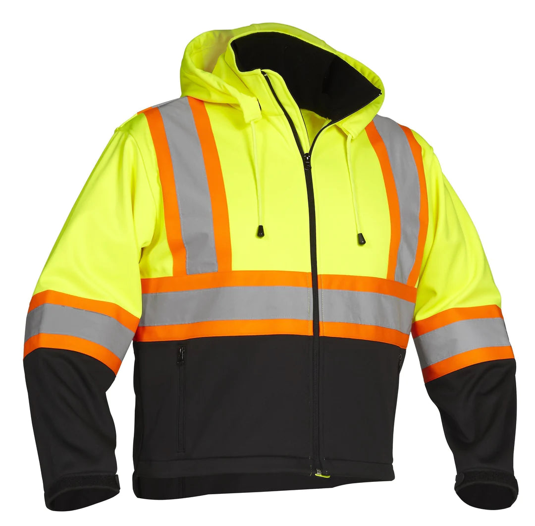 HOLMES WORKWEAR High Visibility Soft Safety Jacket