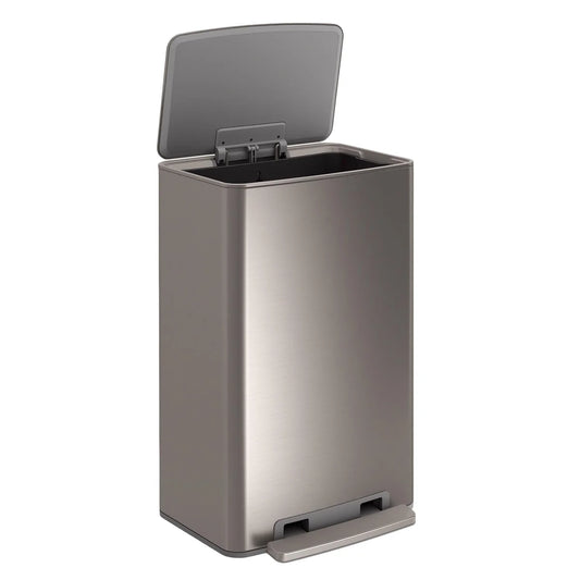 KOHLER - Poubelle en Acier Inoxydable avec Pédale de 47 L-stainlesssteel-step-trash-can-costco-1806294-2