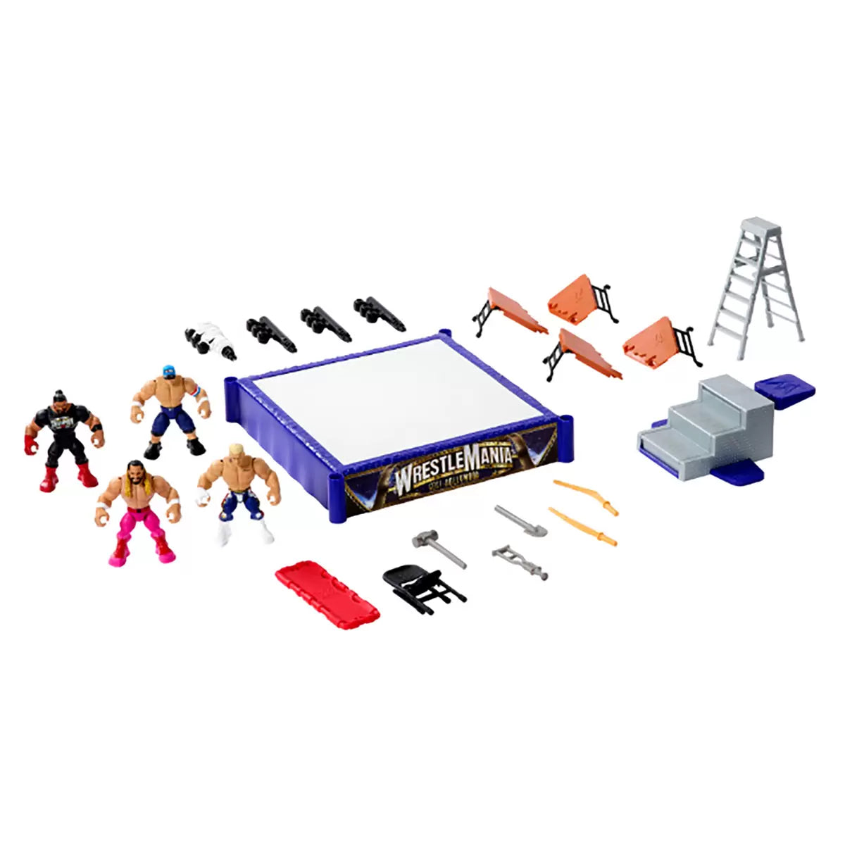 WWE - Paquet Mini Chaos Knuckle Crunchers-cody-rhodes-seth-rollins-john-cena-roman-reigns-mayhem-pack-costco-1740037-4