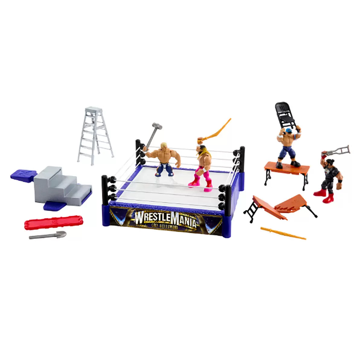 WWE - Paquet Mini Chaos Knuckle Crunchers-cody-rhodes-seth-rollins-john-cena-roman-reigns-mayhem-pack-costco-1740037-5