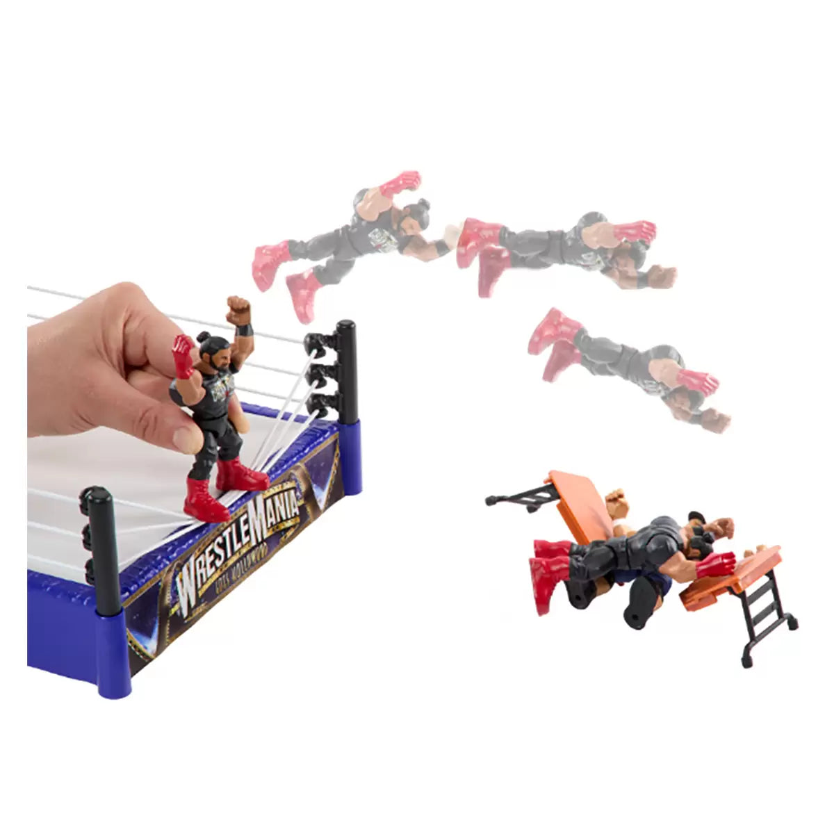 WWE - Paquet Mini Chaos Knuckle Crunchers-cody-rhodes-seth-rollins-john-cena-roman-reigns-mayhem-pack-costco-1740037-6