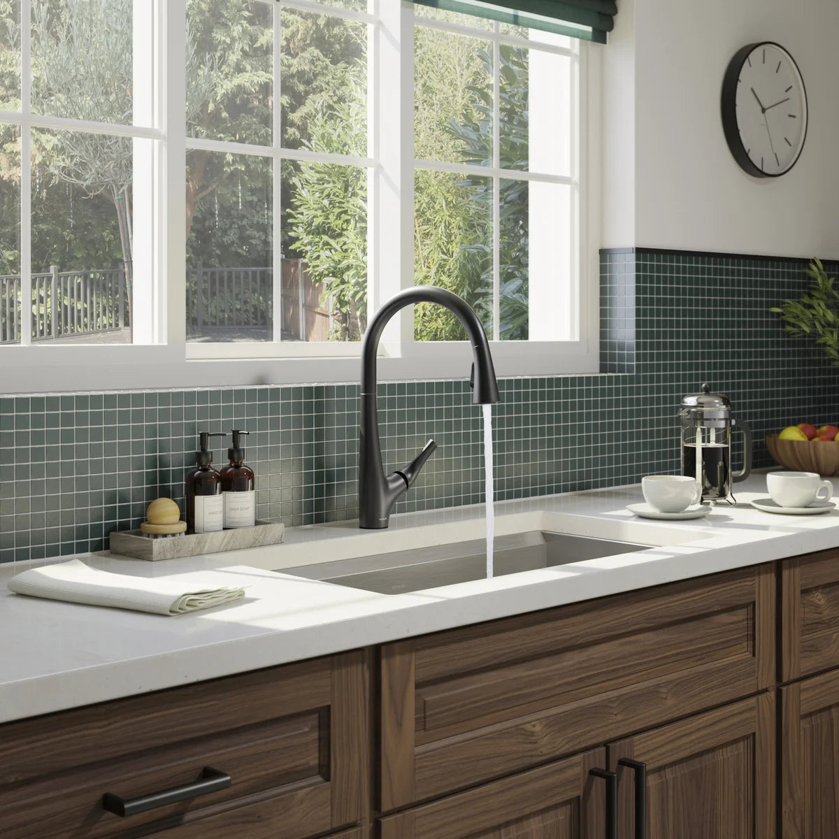 KOHLER - Robinet de Cuisine Rétractable Bevin-R43210-BL-kitchen-faucet-black-noir-costco-1773615-4