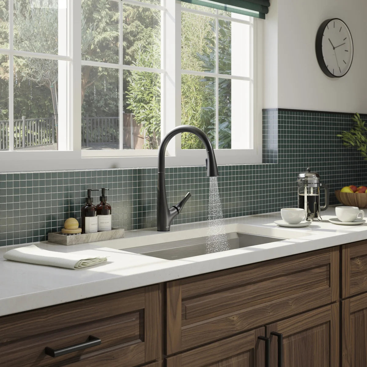KOHLER - Robinet de Cuisine Rétractable Bevin-R43210-BL-kitchen-faucet-black-noir-costco-1773615-6