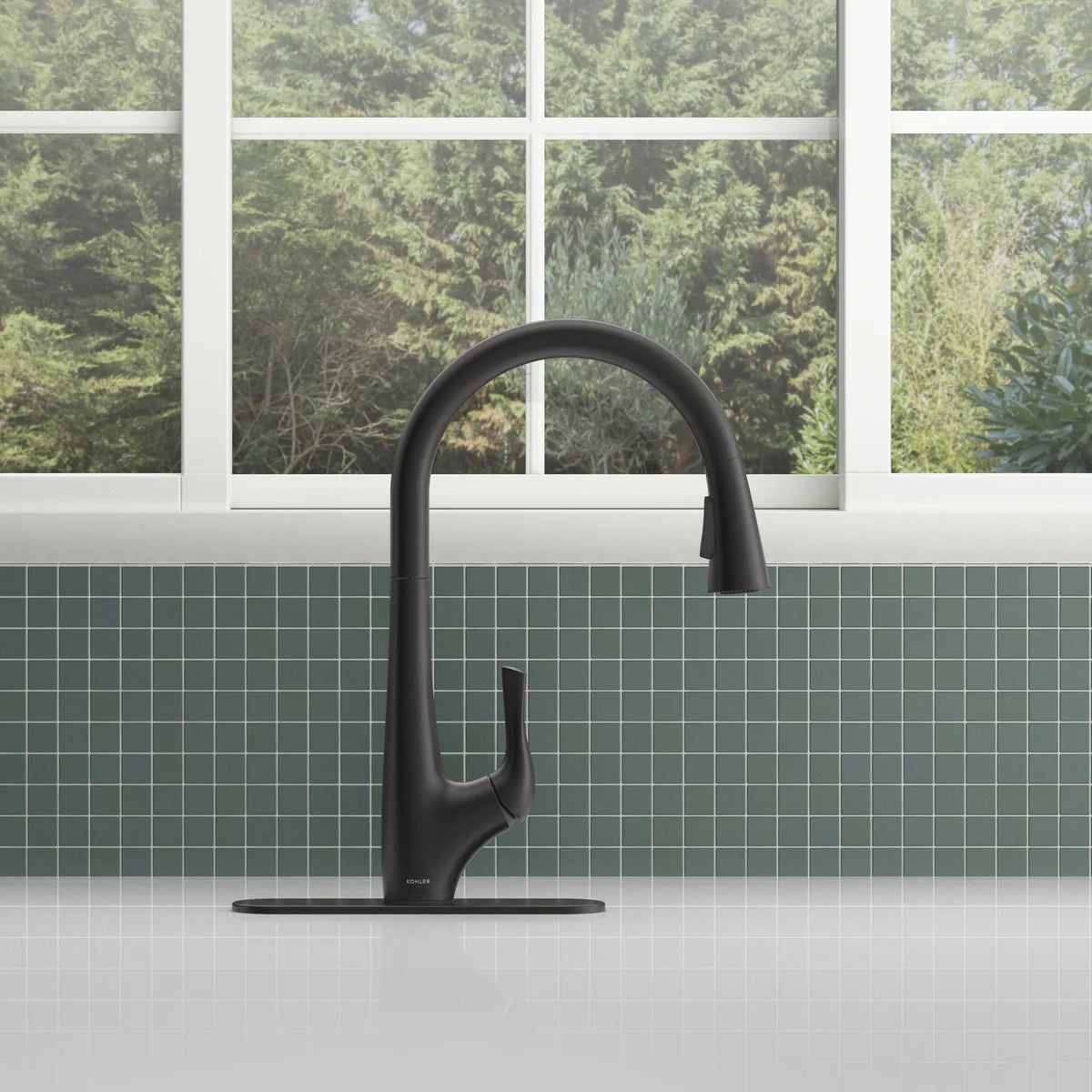 KOHLER - Robinet de Cuisine Rétractable Bevin-R43210-BL-kitchen-faucet-black-noir-costco-1773615-3