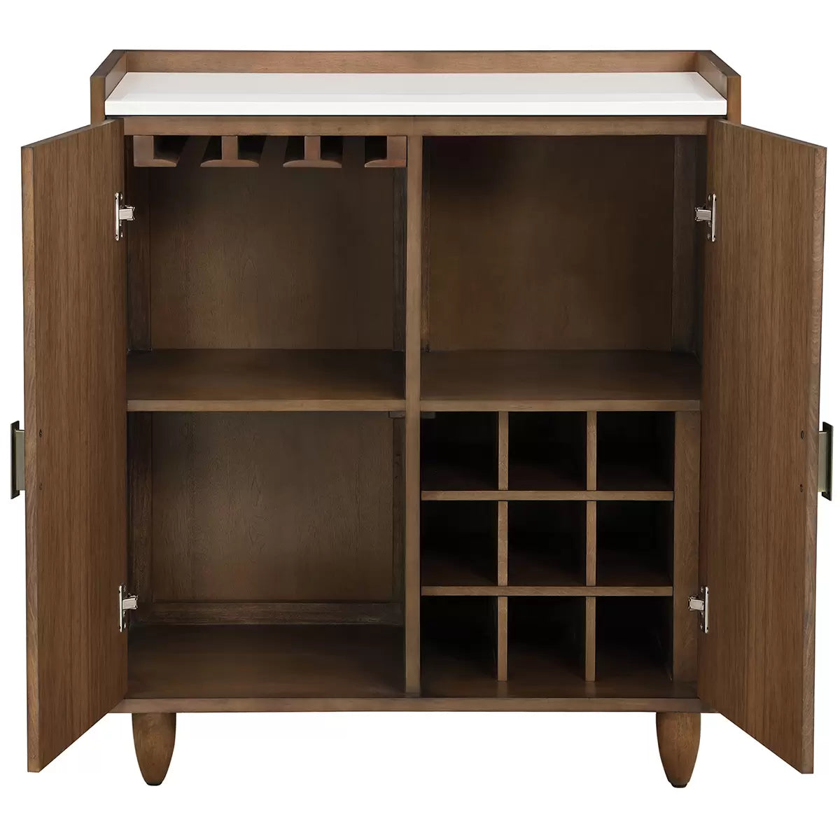 LOXLEY ROWE - Andrea Bar Cabinet with Storage *As Is*