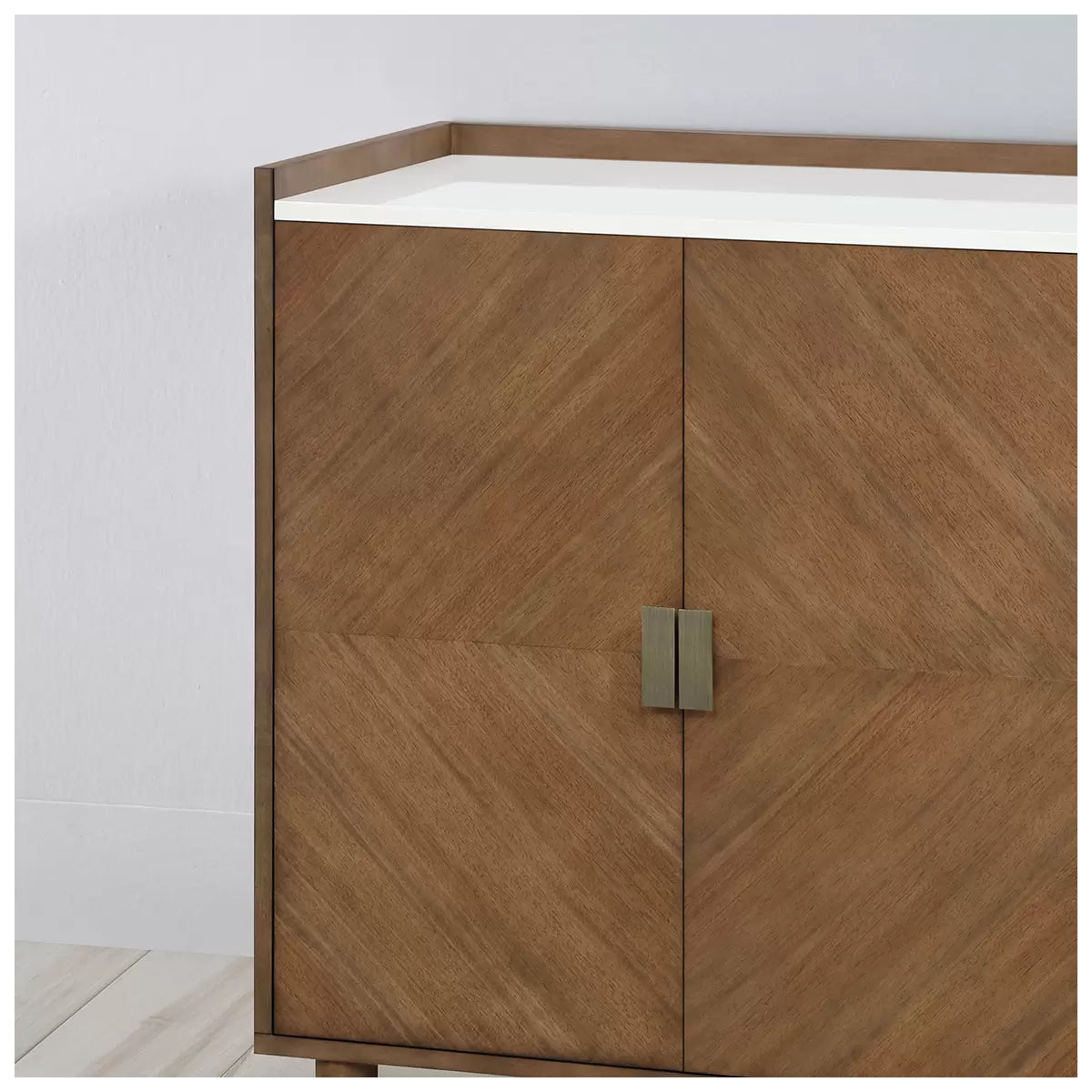 LOXLEY ROWE - Andrea Bar Cabinet with Storage *As Is*